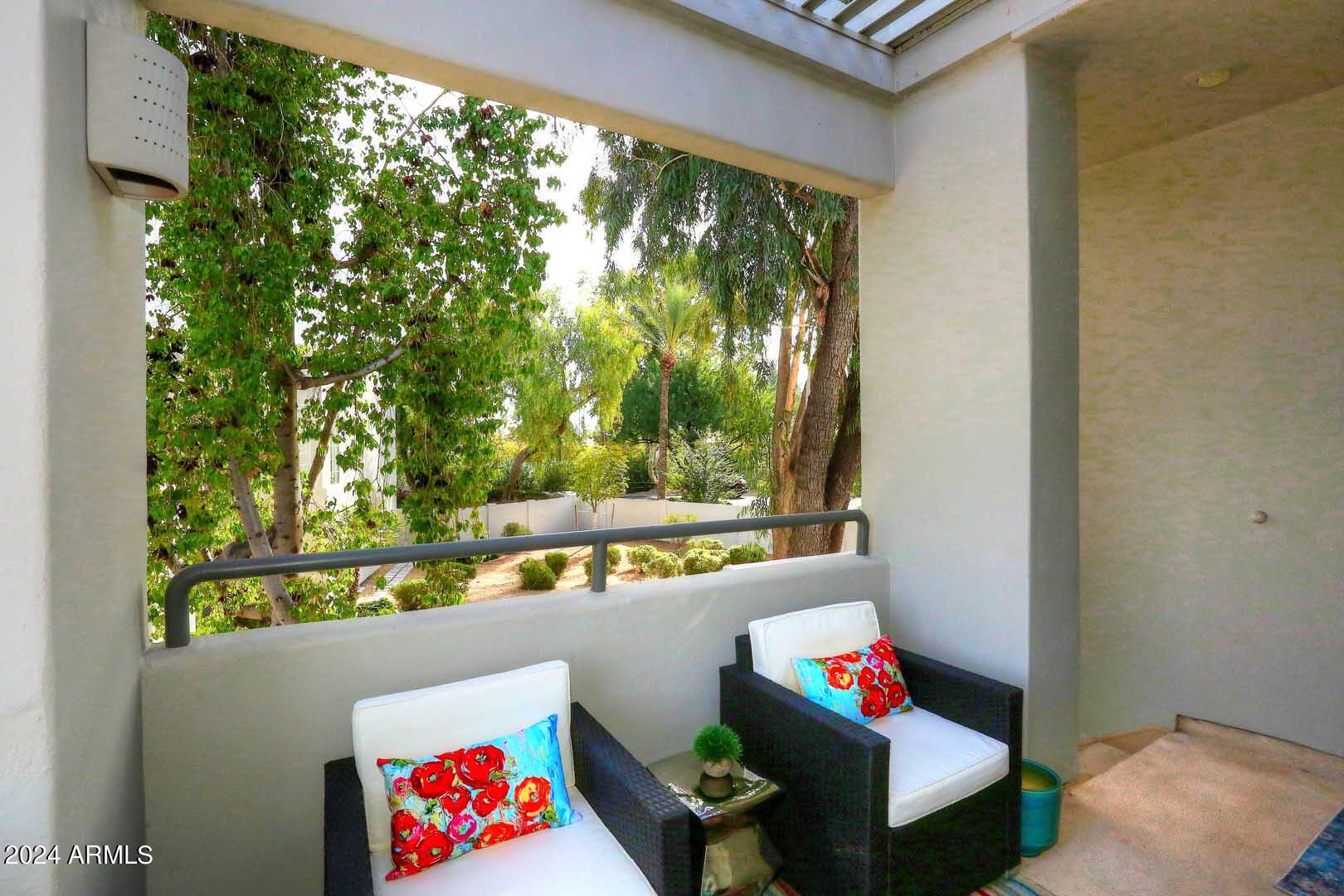 7710 East Gainey Ranch Road, Unit 229 Scottsdale, AZ 85258 - Photo 5 of 49 Front Balcony-View