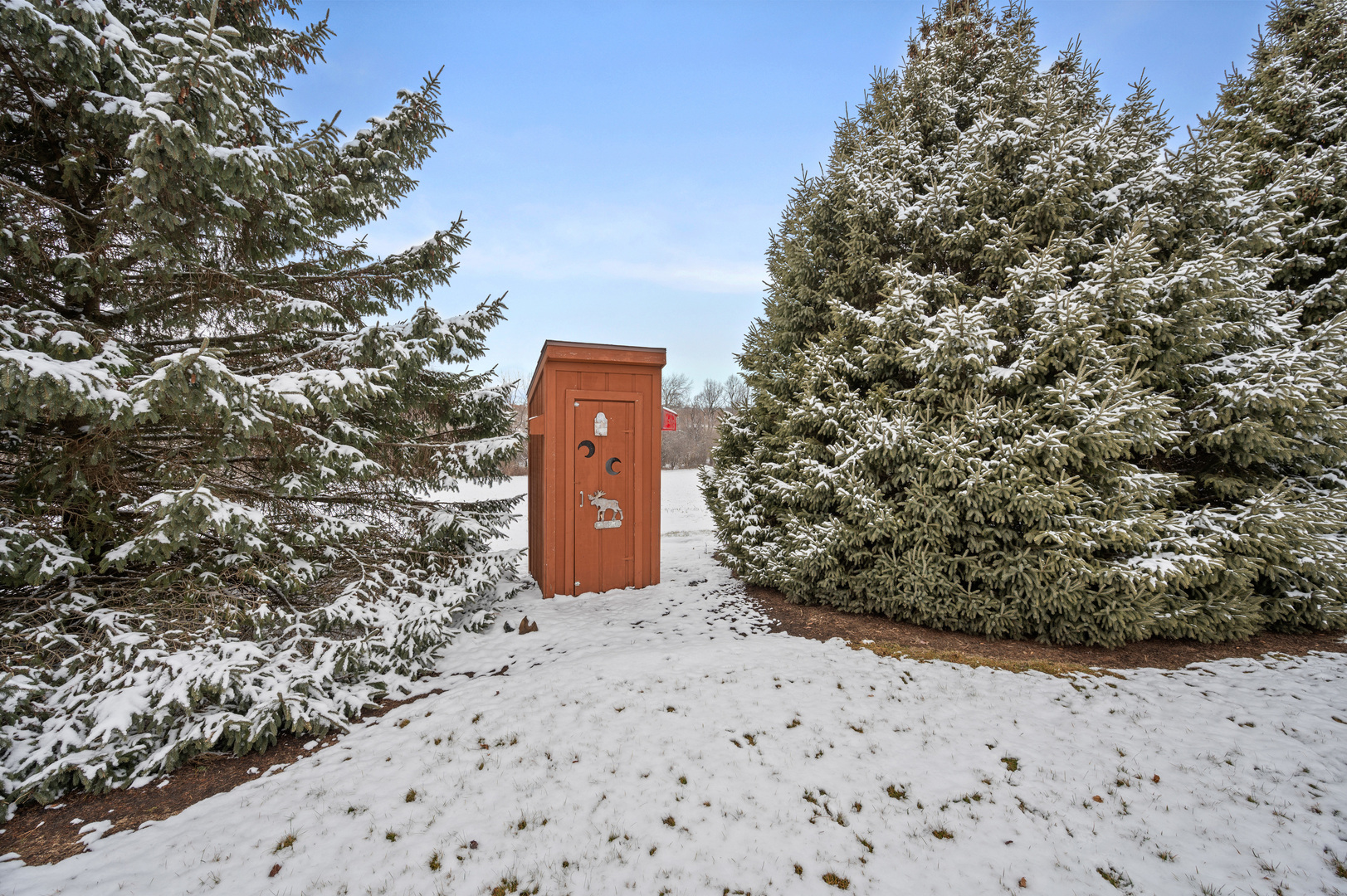 12005 Aldrich Road Sycamore, IL 60178 - Photo 13 of 50 a view of a wooden door and a yard