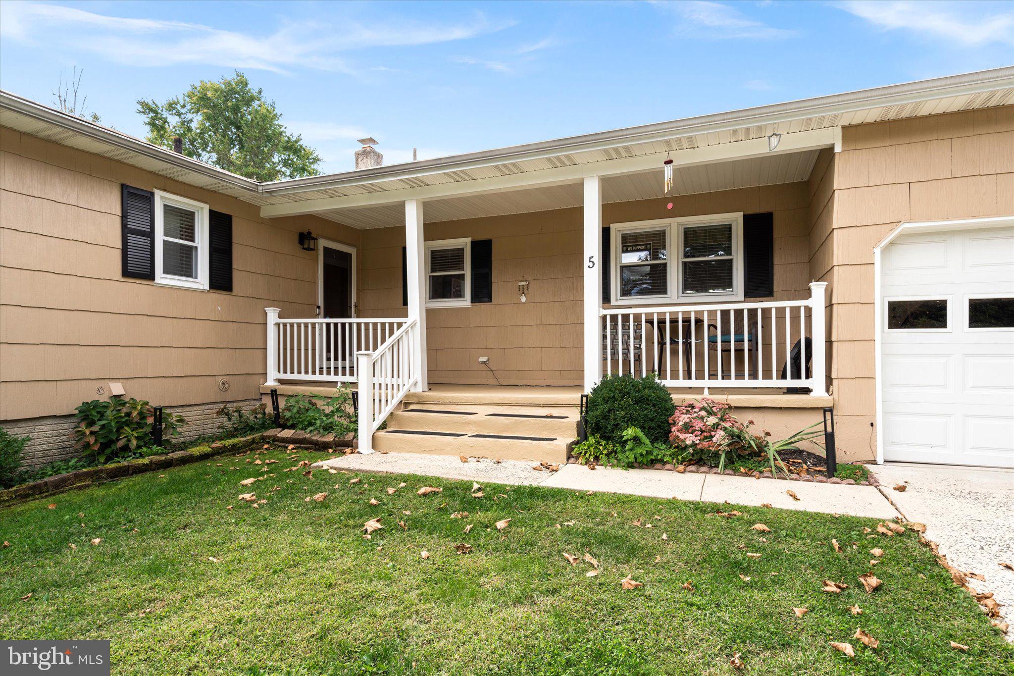 5 Blue Ridge Drive Ewing, NJ 08638 - Photo 2 of 30 Exterior Front showing covered porch
