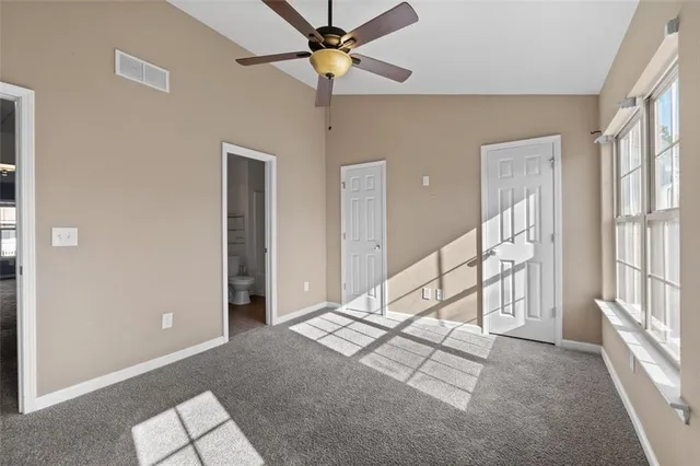 a view of an entryway with a front door