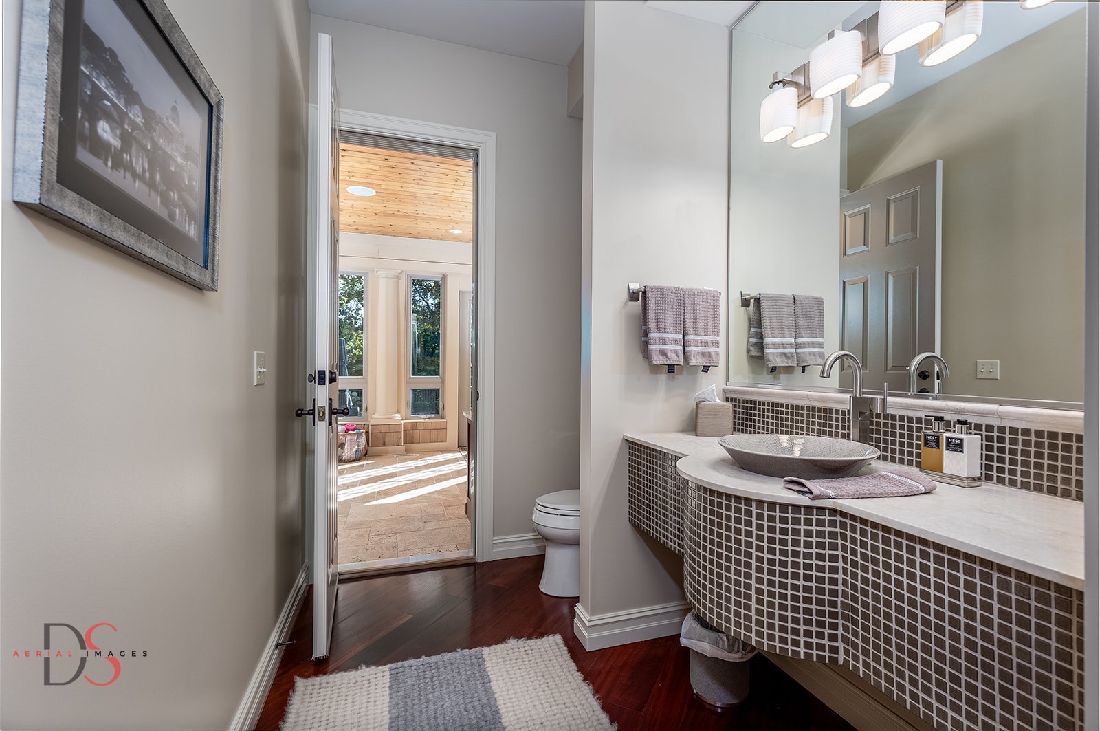 2951 East 1489th Road Ottawa, IL 61350 - Photo 30 of 55 a bathroom with a sink and a mirror