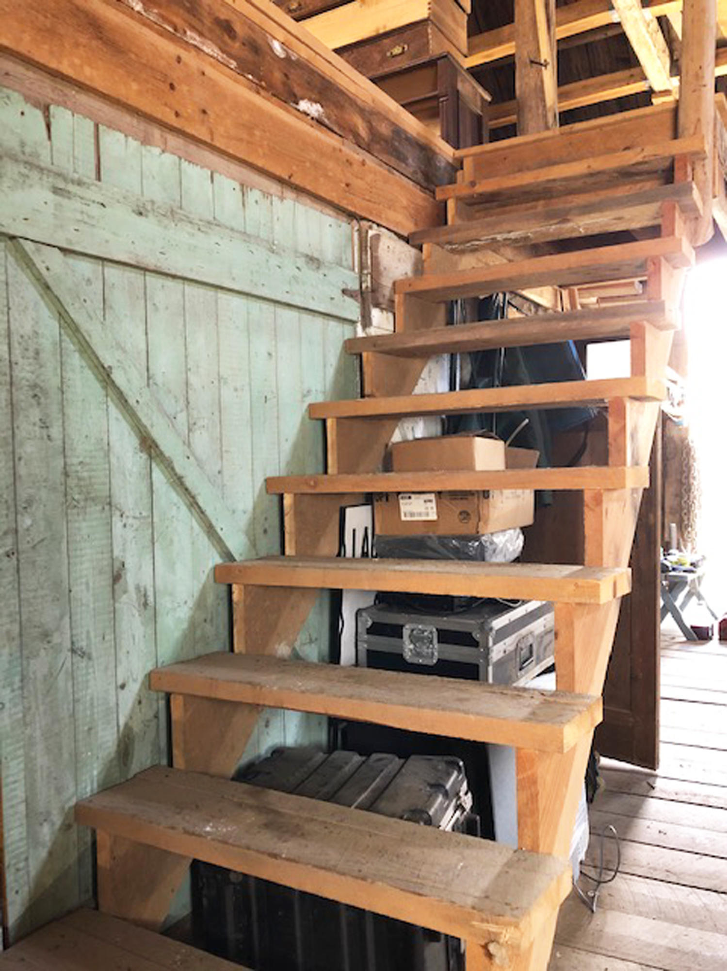 24 West Waldo Road Belfast, ME 04915 - Photo 22 of 24 Ladd barn stairs