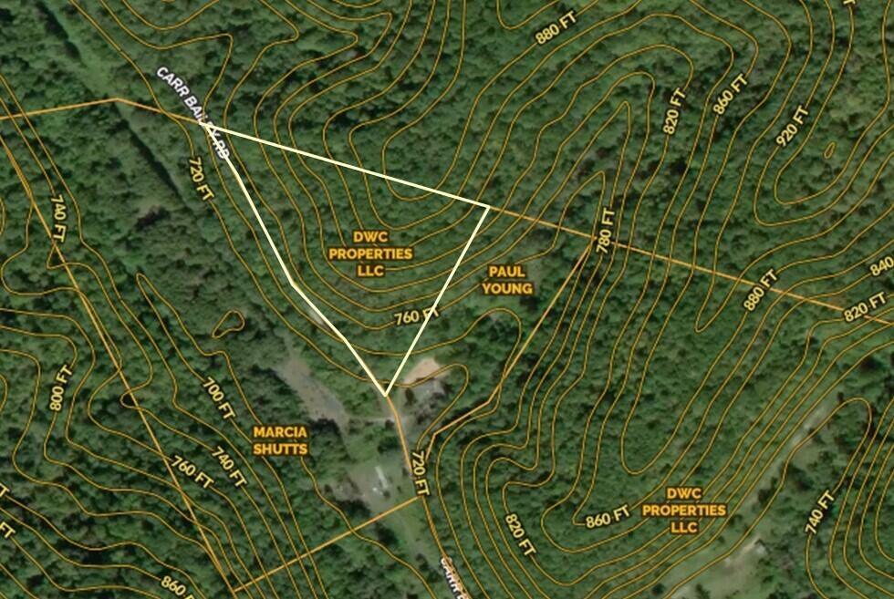 0 Carr Bailey Road Millfield, OH 45761 - Photo 11 of 11 aerial map w lines