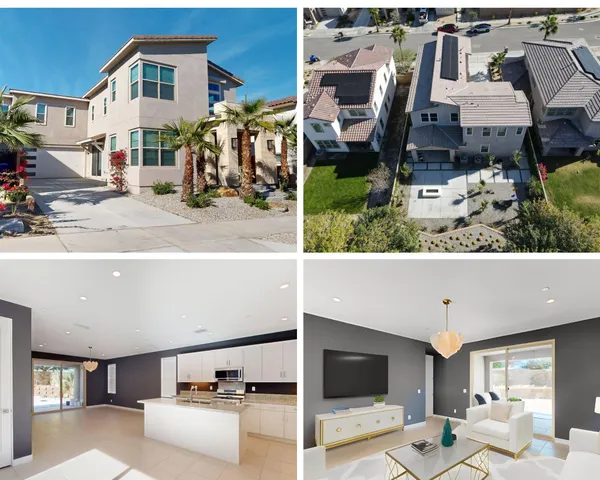 a view of a patio with a table and chairs