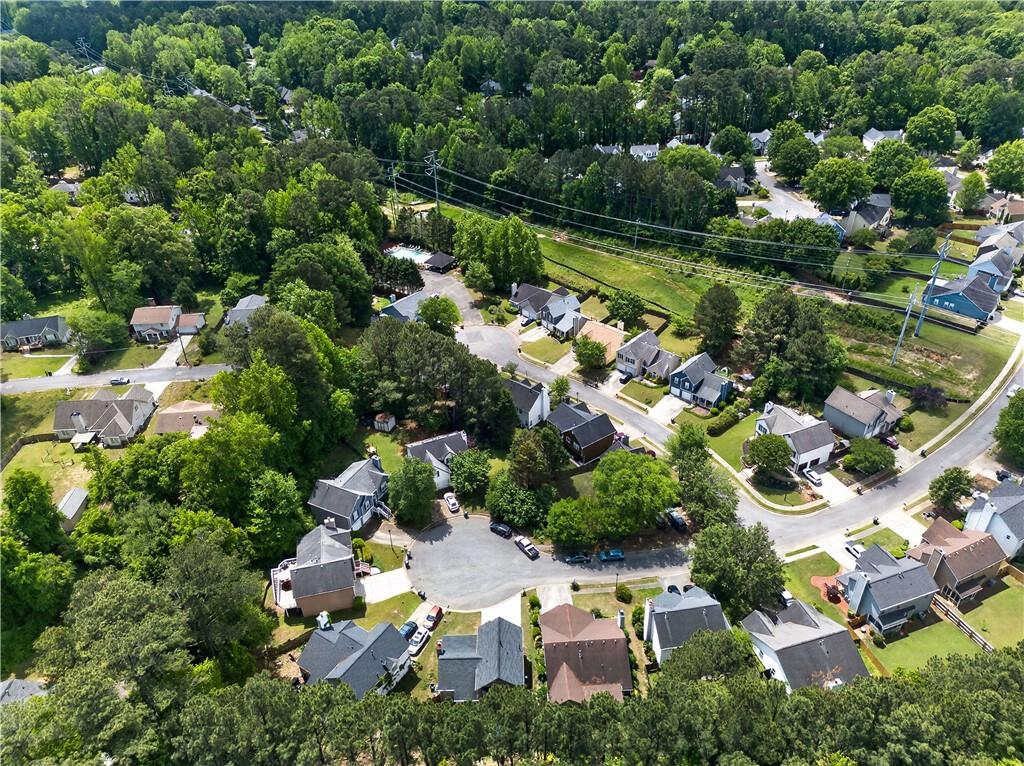 3904 Keystone Ridge Acworth, GA 30101 - Photo 5 of 45 an aerial view of a house with a yard