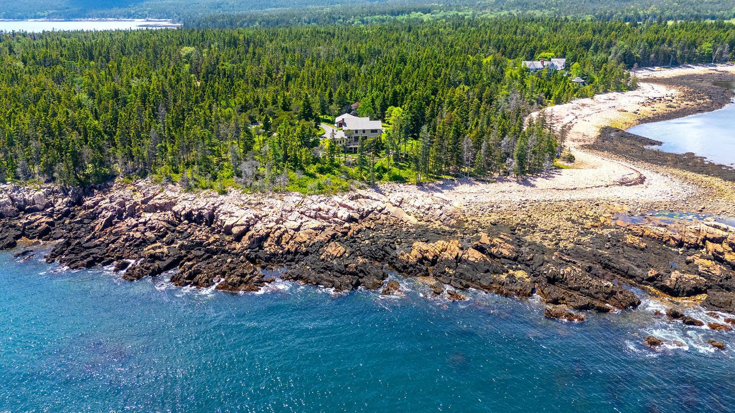 74 Workman Road Gouldsboro, ME 04613 - Photo 2 of 40 Aerial from ocean