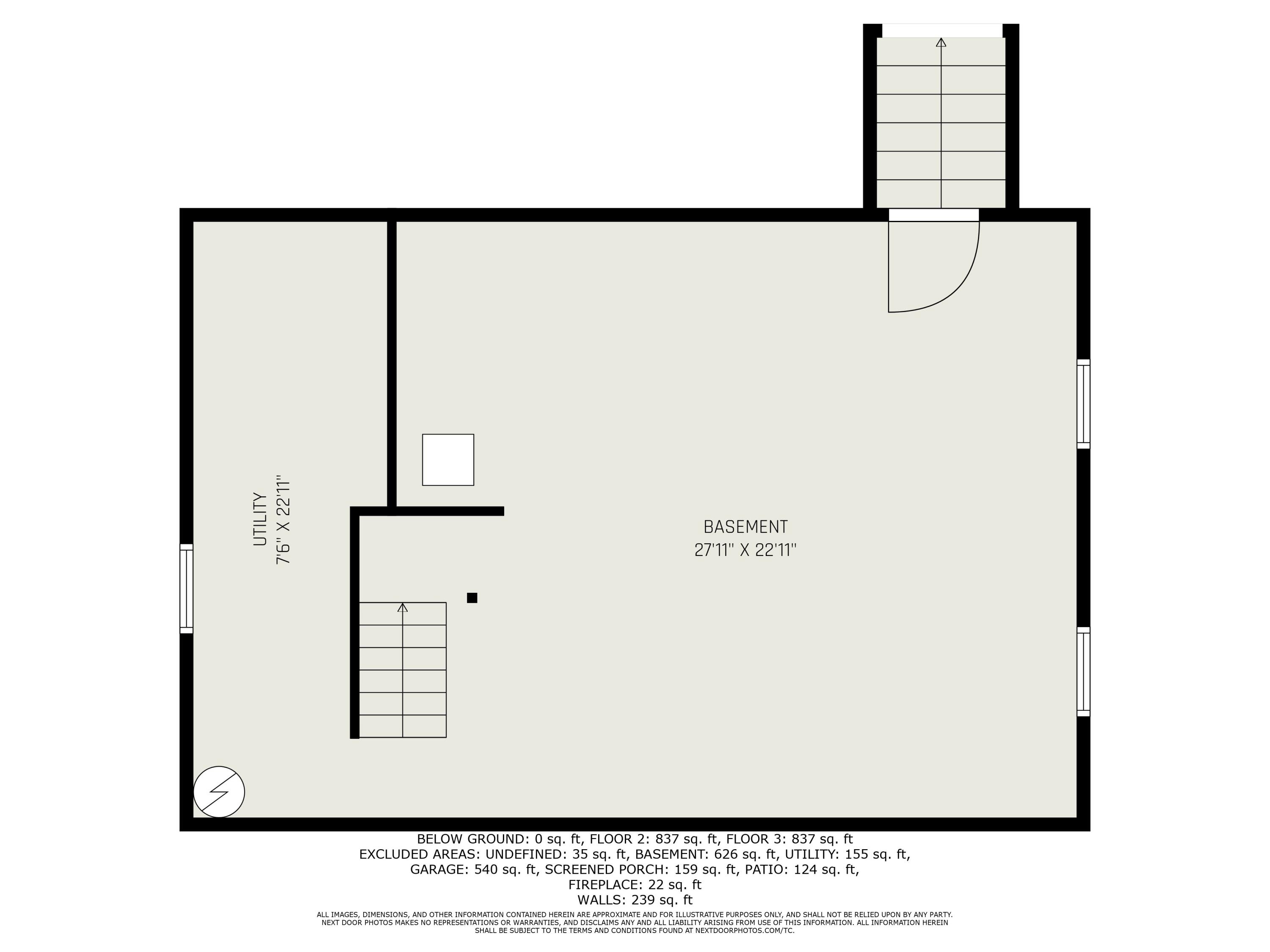 67234 Blue School Road Constantine, MI 49042 - Photo 30 of 30 lower-level-sqft