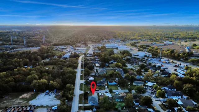 a view of city and mountain