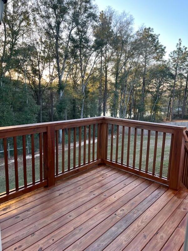 5791 Kellie Drive Crestview, FL 32539 - Photo 7 of 8 a view of wooden deck