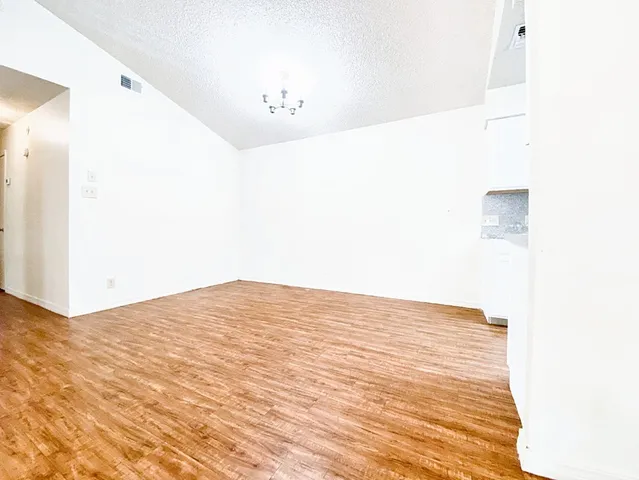 a view of empty room