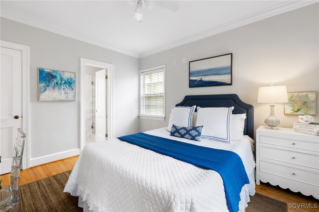 6618 Three Chopt Road Richmond, VA 23226 - Photo 16 of 36 First floor primary suite w/ ceiling fan & light