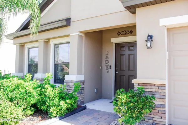 a view of a entryway door of the house