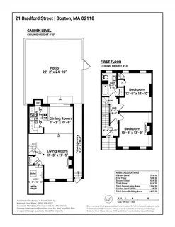 $2,195,000 | 21 Bradford Street, Boston, MA 02118