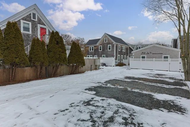 an aerial view of a city with lots of residential buildings