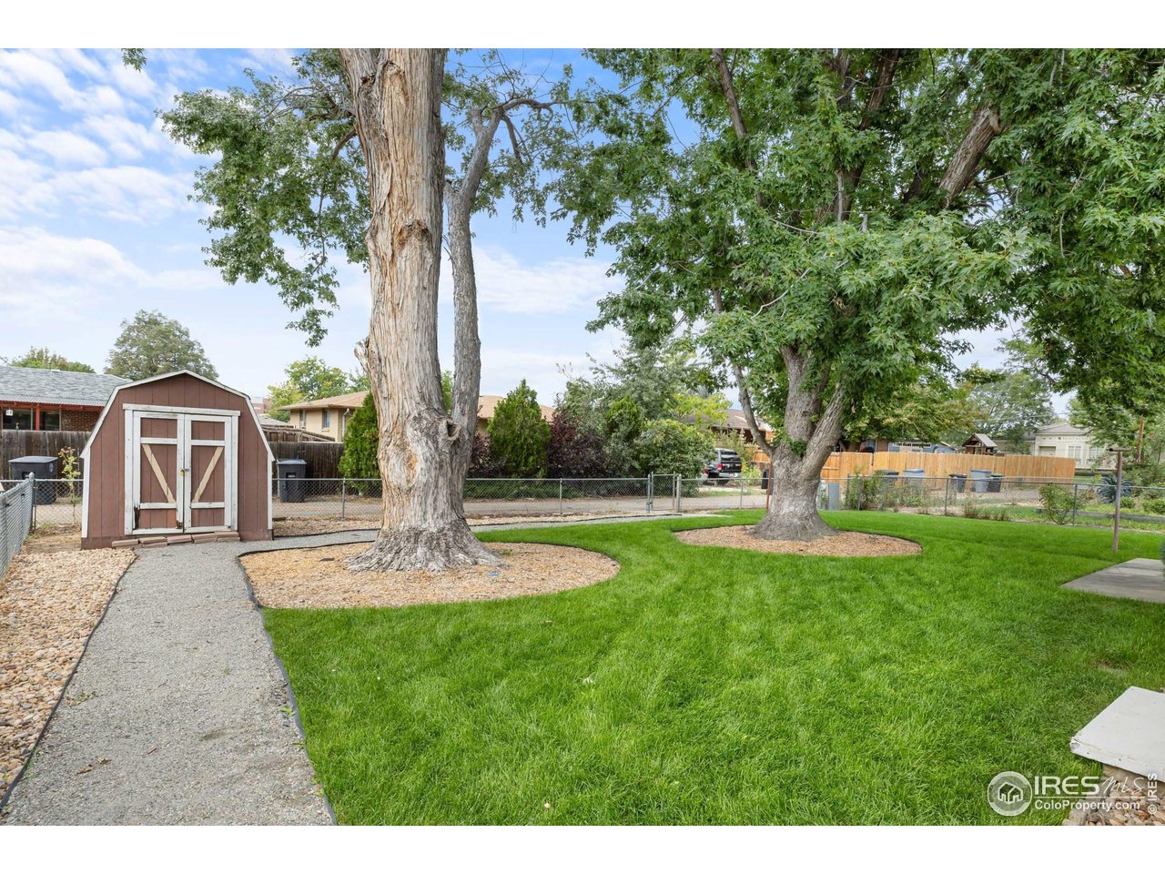 1245 Sumner Street Longmont, CO 80501 - Photo 22 of 25 a view of a house with backyard and a tree