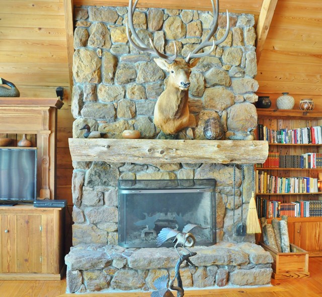 443 Vining Branch Road Georgetown, GA 39854 - Photo 9 of 46 Rock Masonry Fireplace