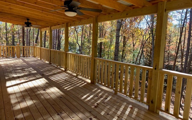 237 Bentley Cove Murphy, NC 28906 - Photo 13 of 35 a view of a balcony with furniture