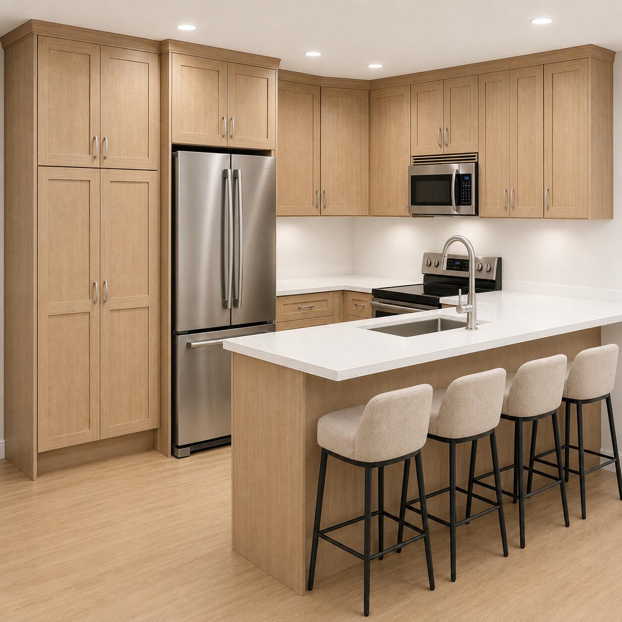 173 Harvard Street, Unit B Portland, ME 04103 - Photo 6 of 18 Kitchen Rendering