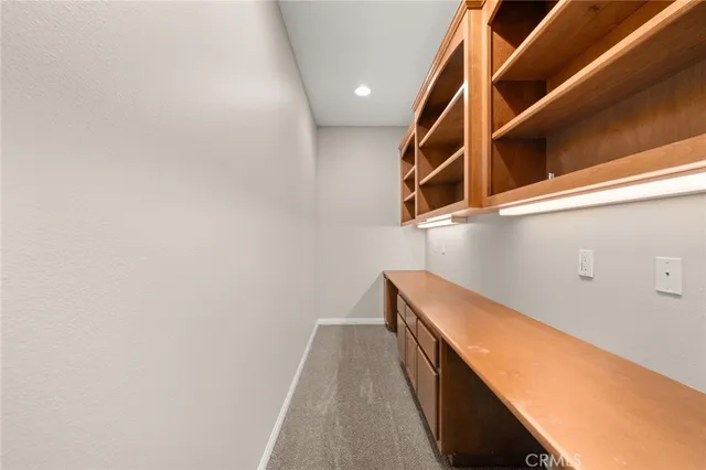 a view of hallway with stairs