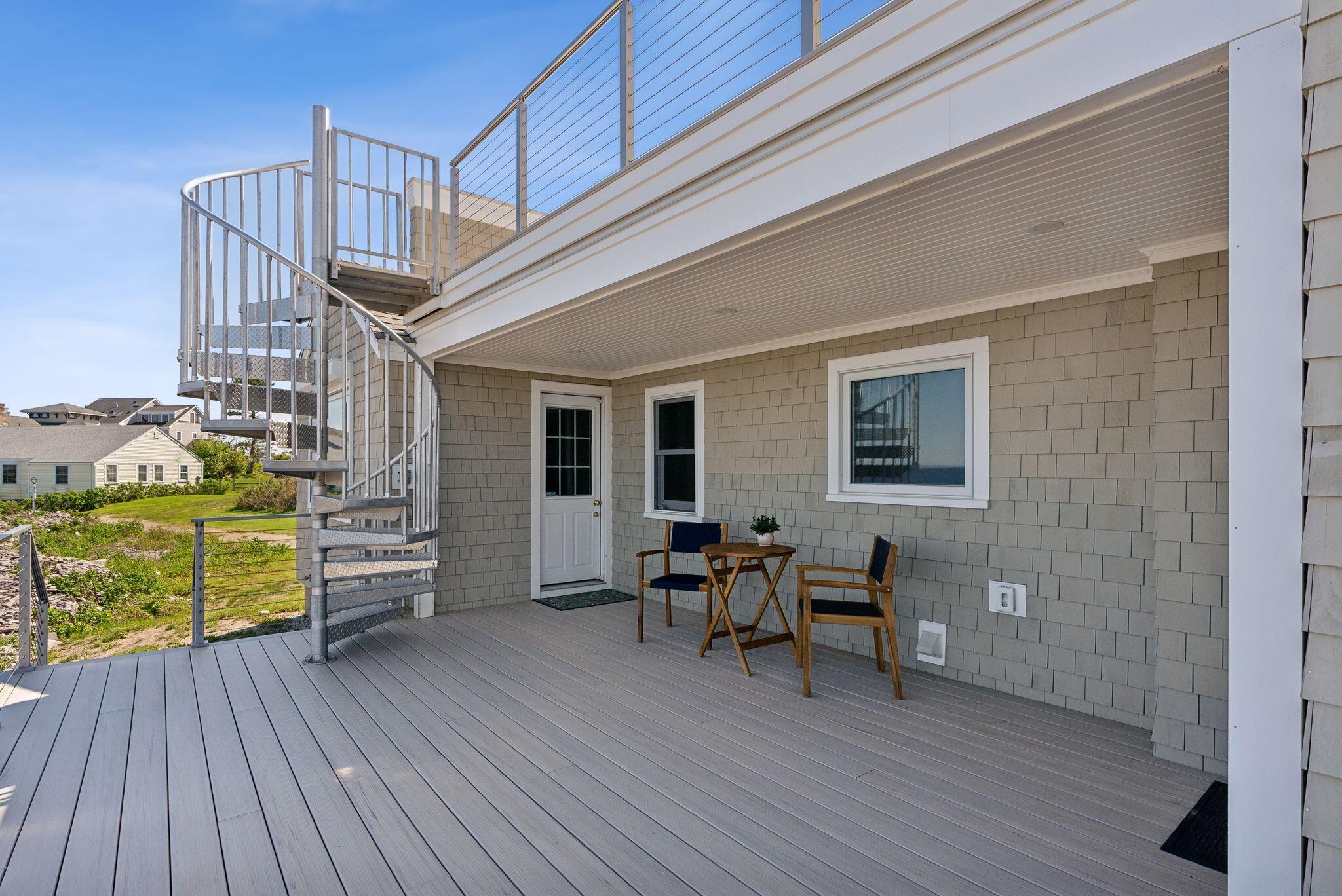 1 Moore Lane Biddeford, ME 04005 - Photo 46 of 63 Spiral Staircase to Second Level Terrace
