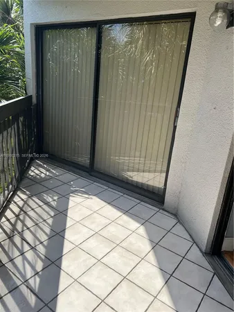 a view of wooden door