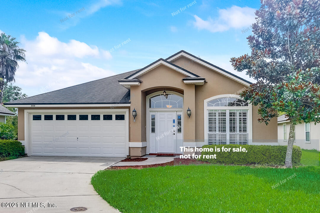 608 Birchbark Trail St. Augustine, FL 32092 - Photo 1 of 35 front view of a house with a yard