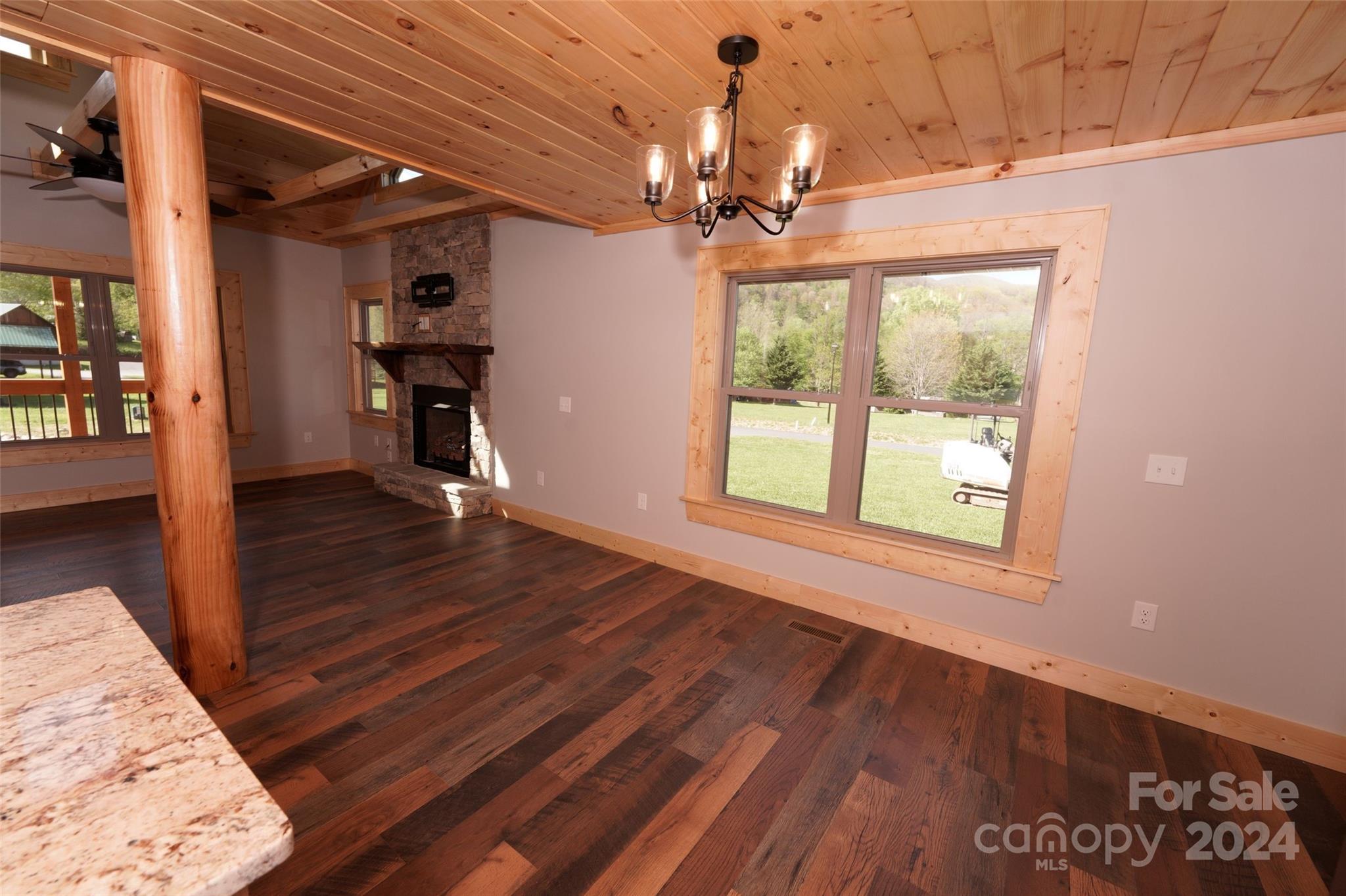 54 Alex Ridge Maggie Valley, NC 28751 - Photo 18 of 35 a view of a livingroom with a hardwood