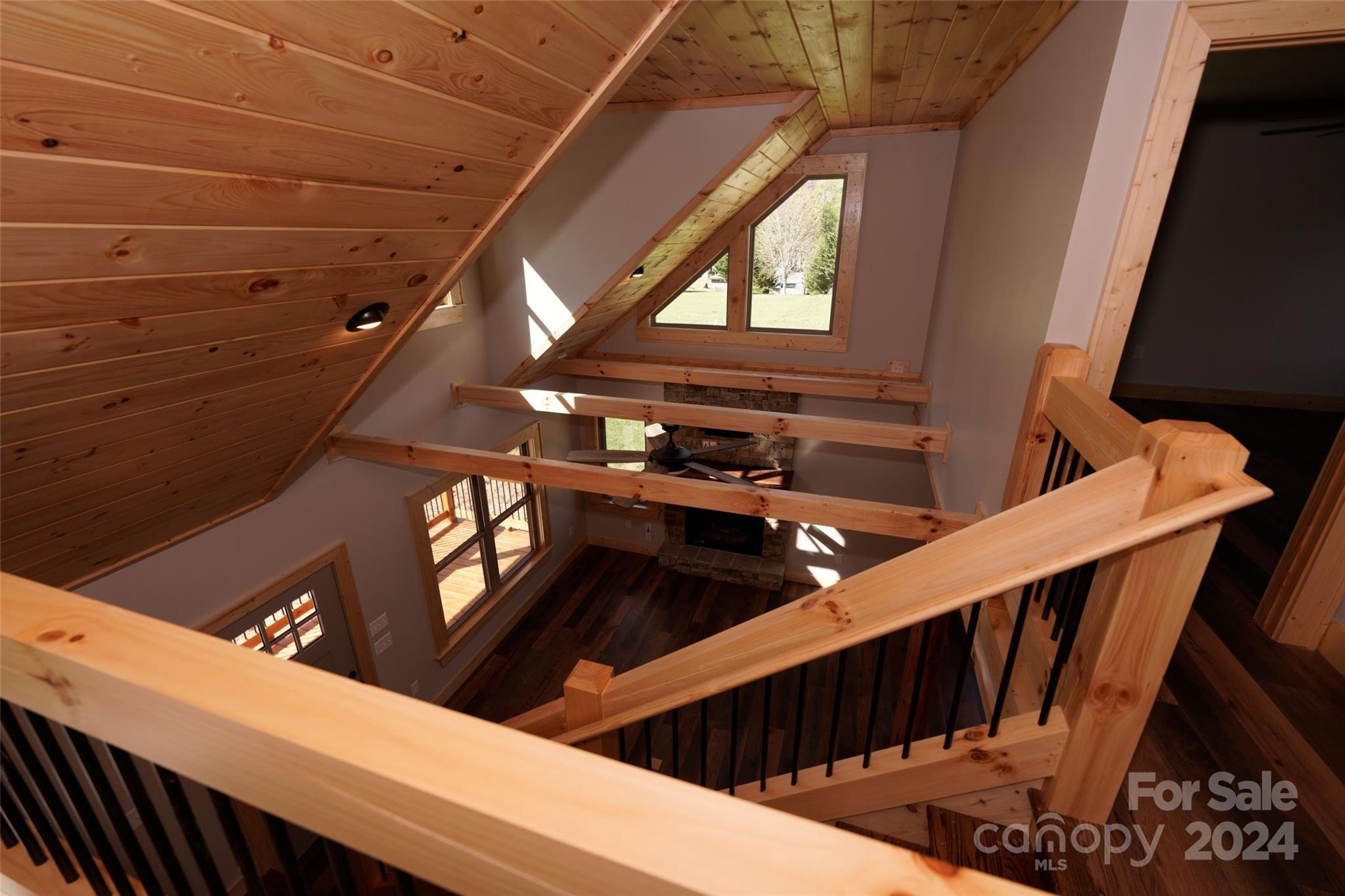 54 Alex Ridge Maggie Valley, NC 28751 - Photo 25 of 35 a view of deck with wooden floor