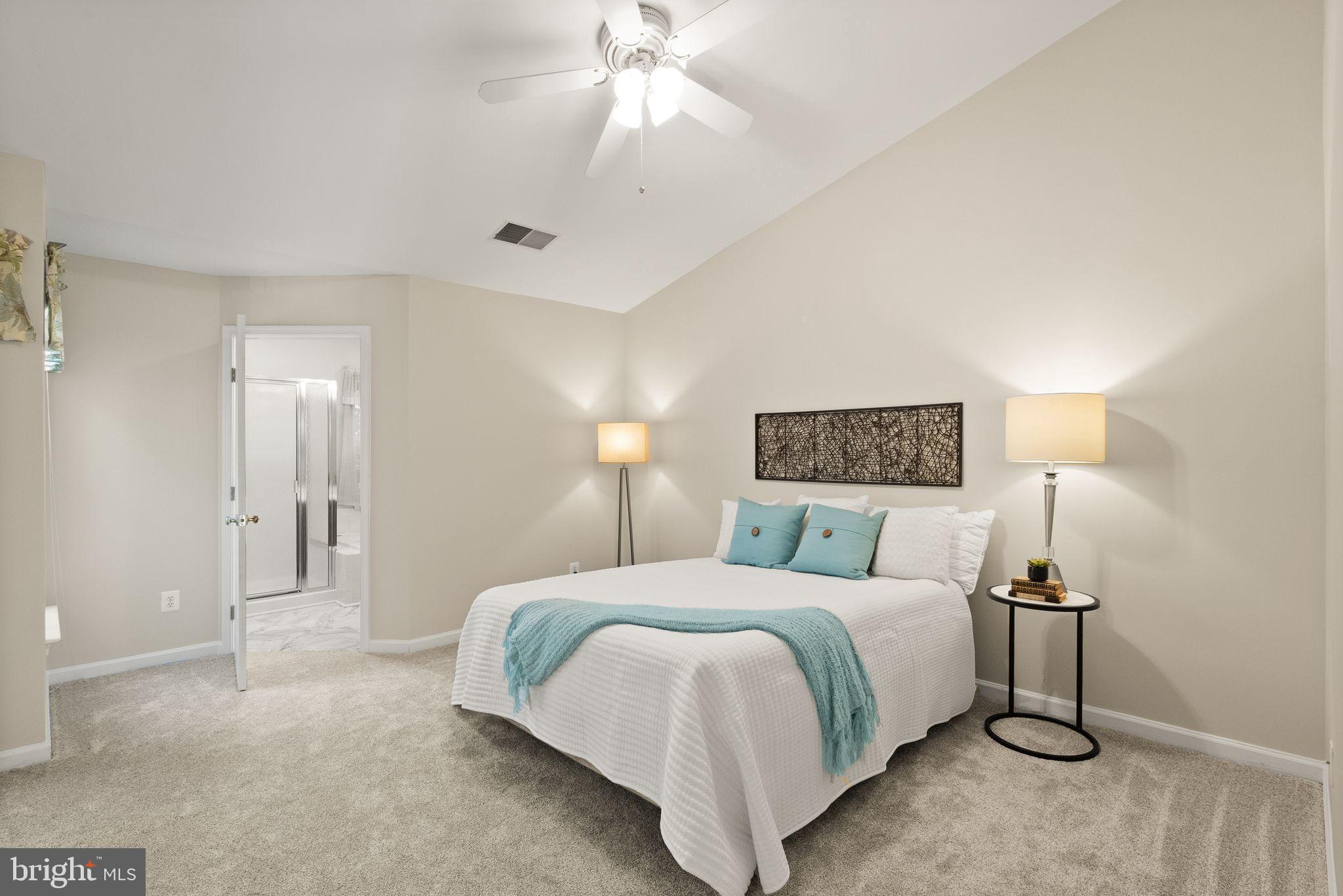 20544 Morningside Terrace Sterling, VA 20165 - Photo 26 of 54 a bedroom with a bed and a ceiling fan