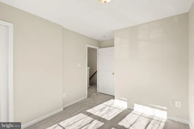 a view of an empty room