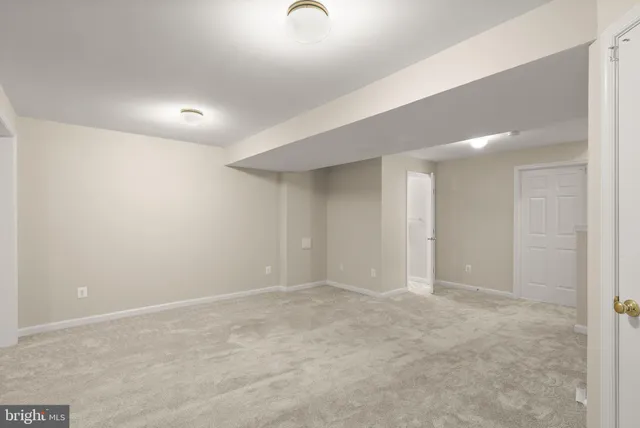 a view of an empty room