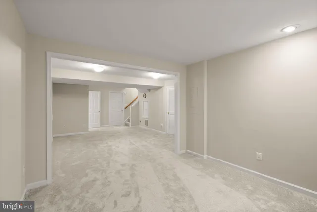 a view of empty room