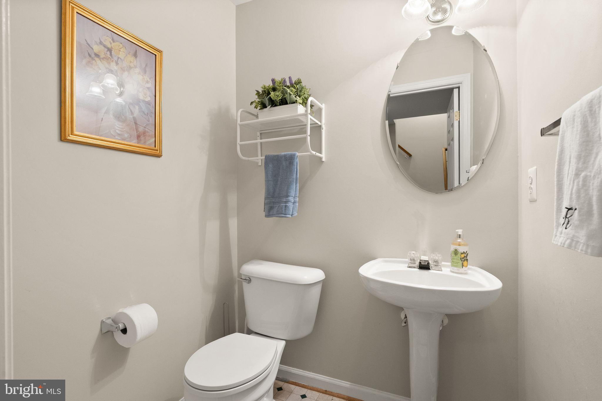 20544 Morningside Terrace Sterling, VA 20165 - Photo 45 of 54 a bathroom with a toilet sink and mirror