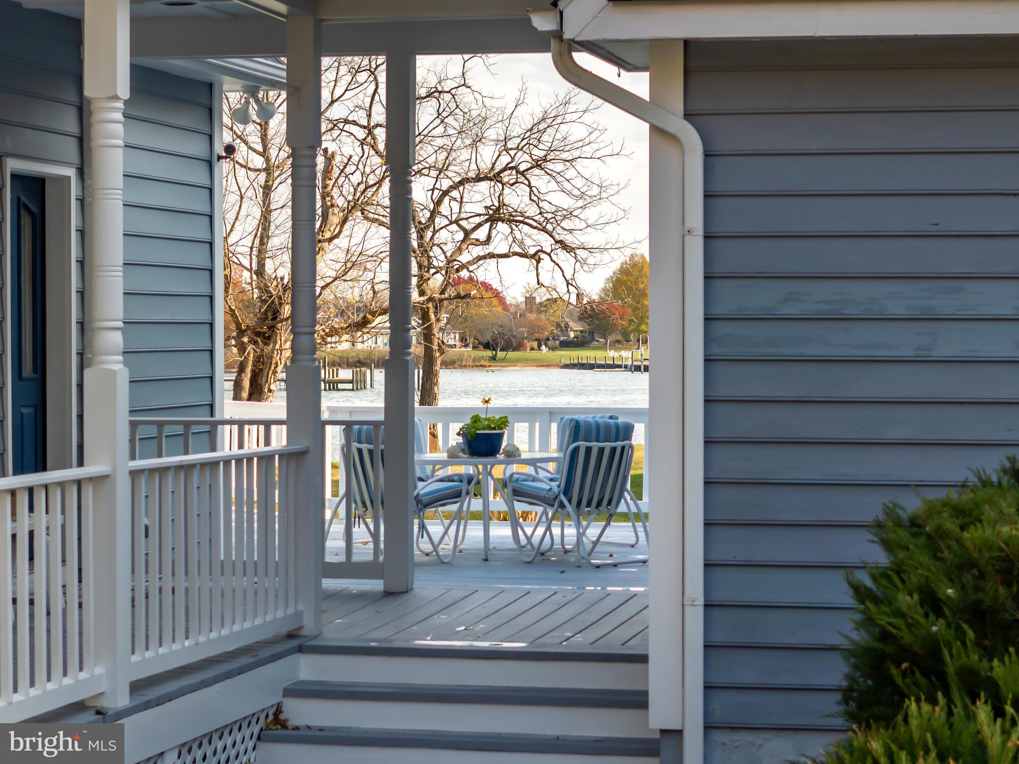 9191 Deepwater Point Road St. Michaels, MD 21663 - Photo 14 of 103 Pass through house & garage with deck.