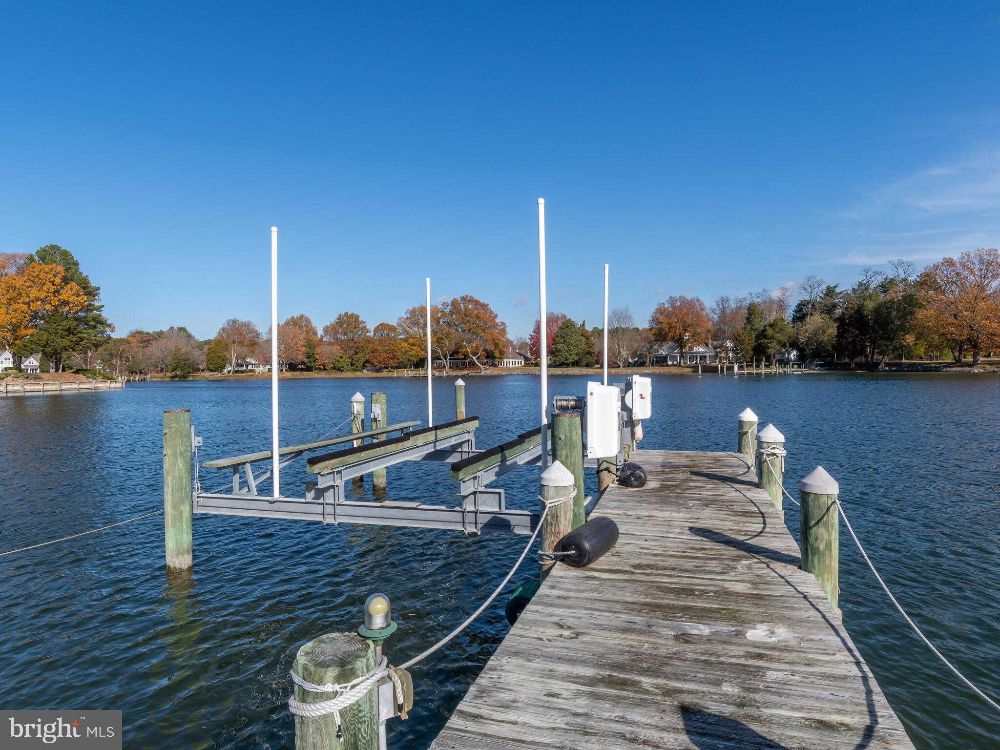 9191 Deepwater Point Road St. Michaels, MD 21663 - Photo 28 of 103 NEW Boat Lift 2023