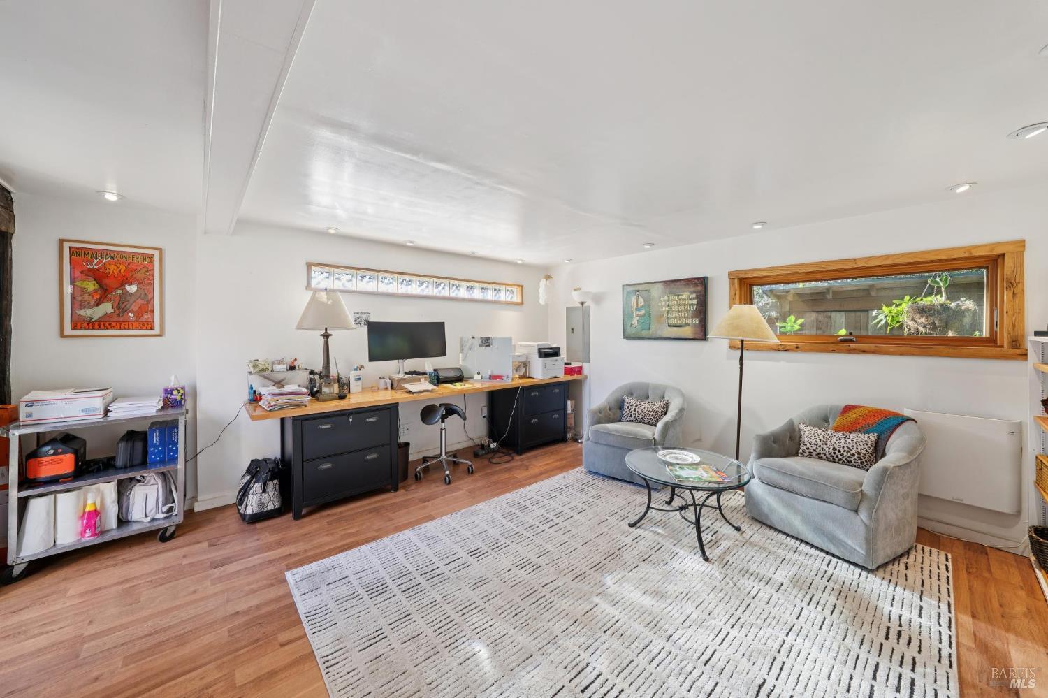 180 Maple Road Bolinas, CA 94924 - Photo 39 of 99 2nd bedroom of main home currently being used as an office with it's own entrance