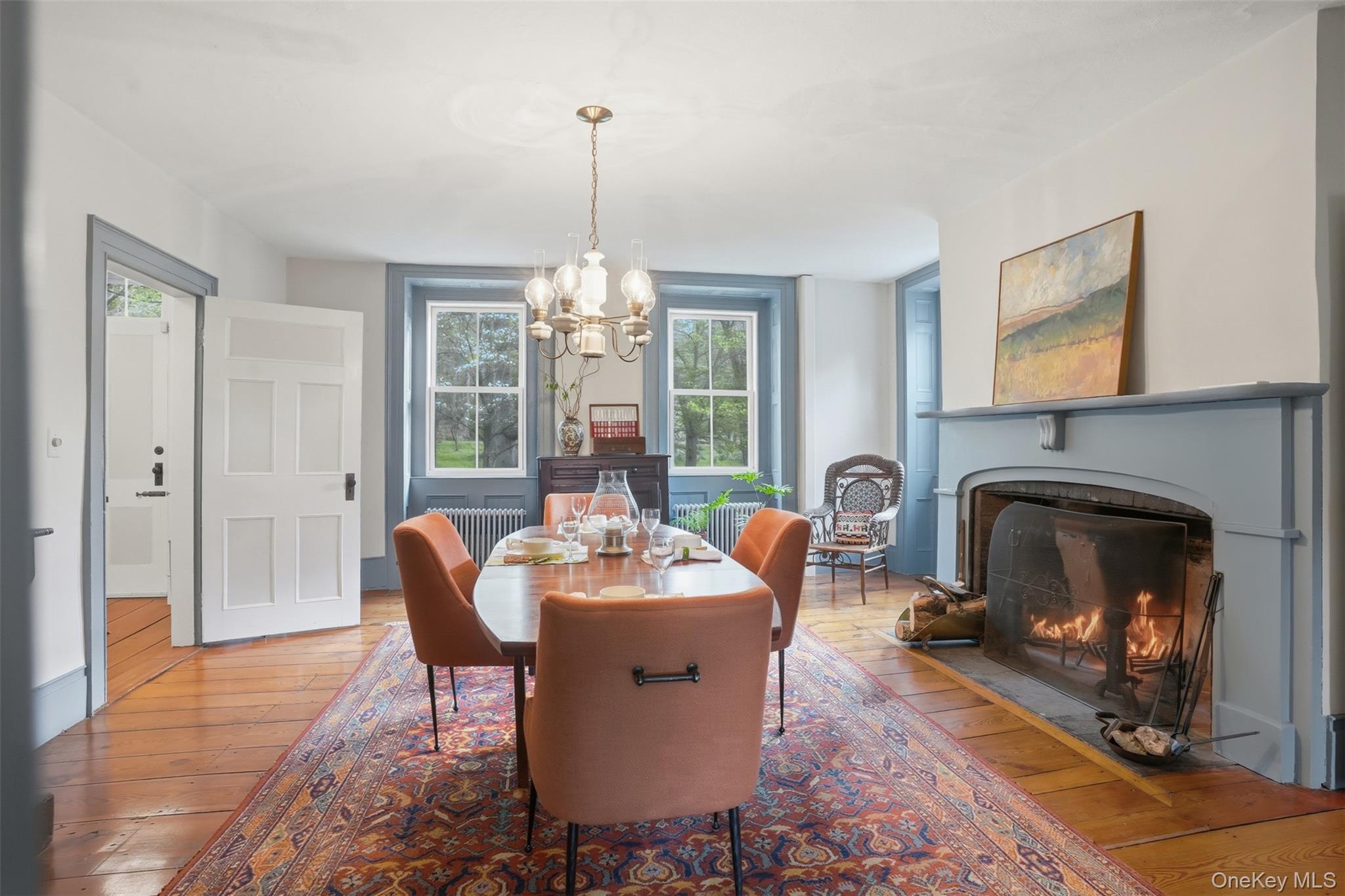 510 Decker Road Wallkill, NY 12589 - Photo 12 of 48 A formal dining room, a charming fireplace and two deep-set windows