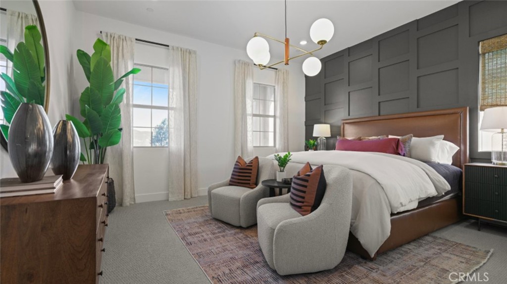 29809 Corte Trono Valencia, CA 91354 - Photo 27 of 36 a bedroom with bed and a large window