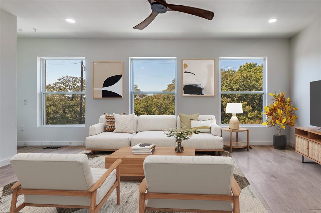 516 South O Connor Road Irving, TX 75060 - Photo 17 of 40 a living room with furniture and a large window
