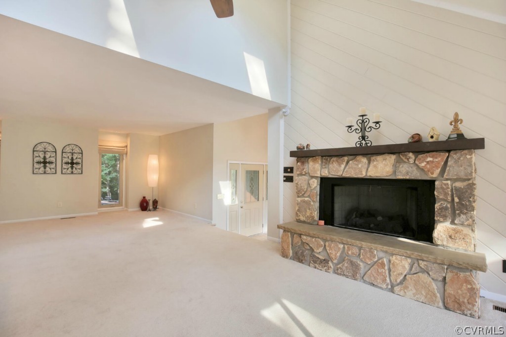 3509 Stoney Ridge Road Midlothian, VA 23112 - Photo 9 of 24 a view of a livingroom with a fireplace and window