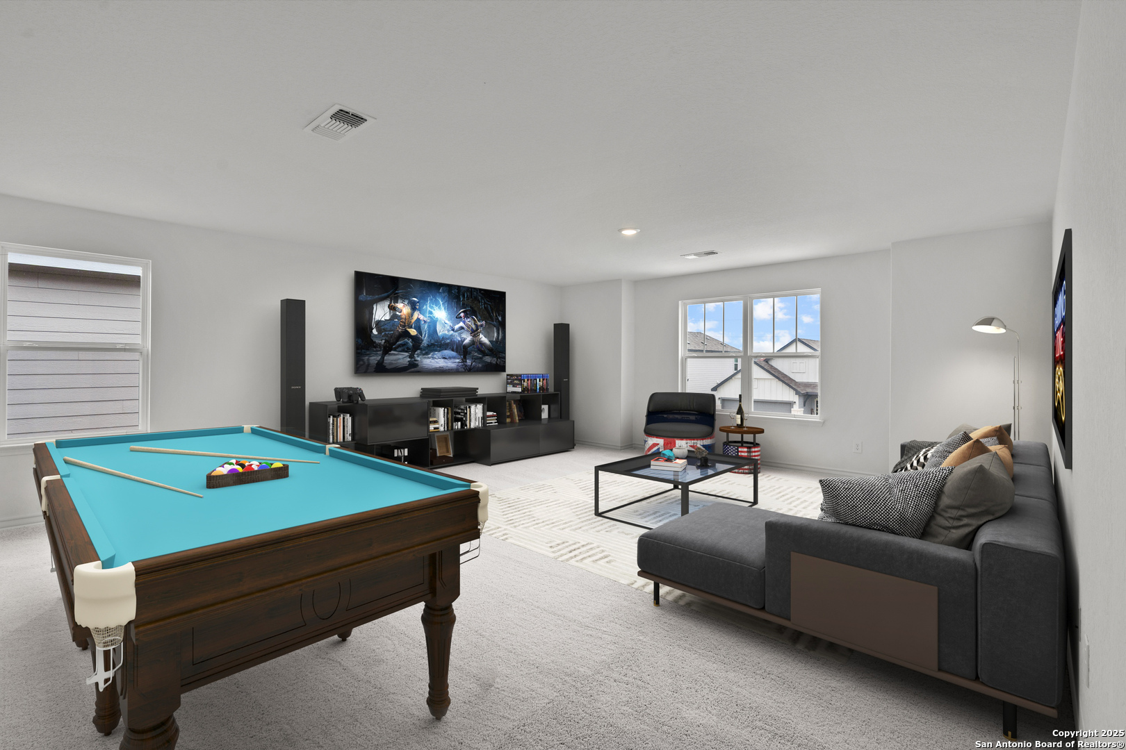 409 Raven Row Marion, TX 78124 - Photo 6 of 6 a living room with furniture and a flat screen tv