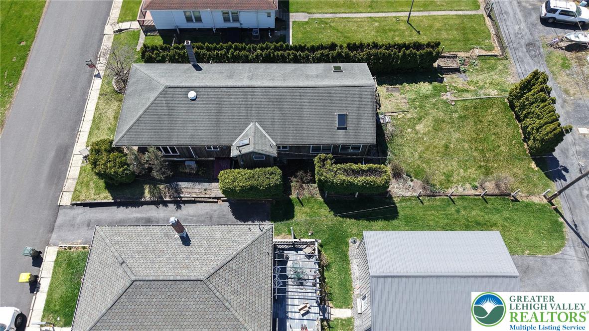 2741 Limestone Street Coplay, PA 18037 - Photo 3 of 35 an aerial view of a house with yard swimming pool and outdoor seating