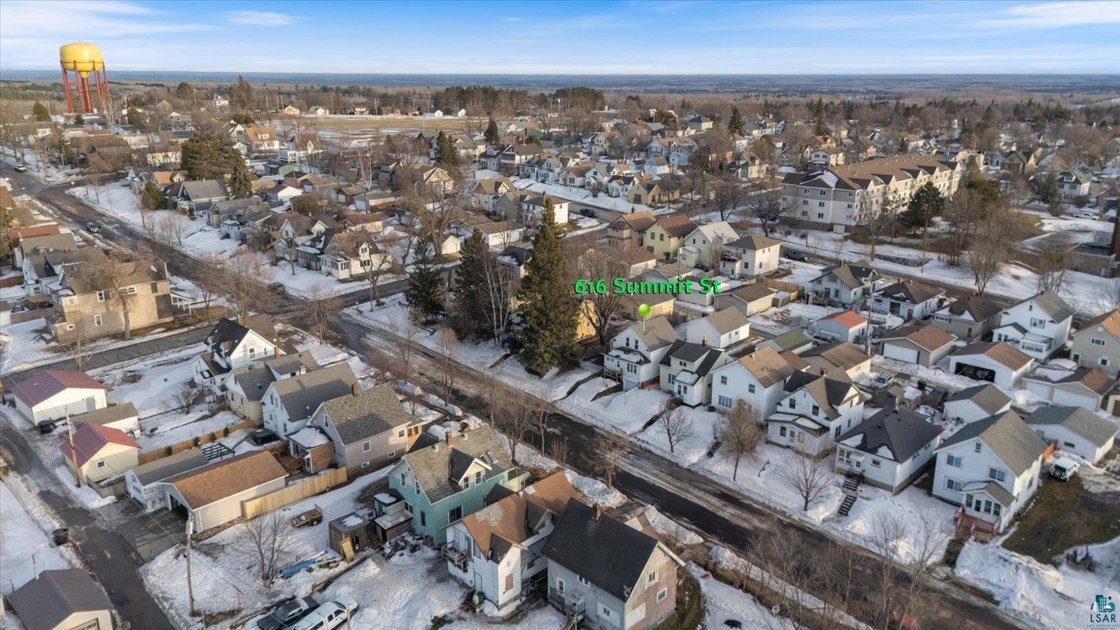 616 Summit Street Eveleth, MN 55734 - Photo 4 of 42 Aerial view of residential area