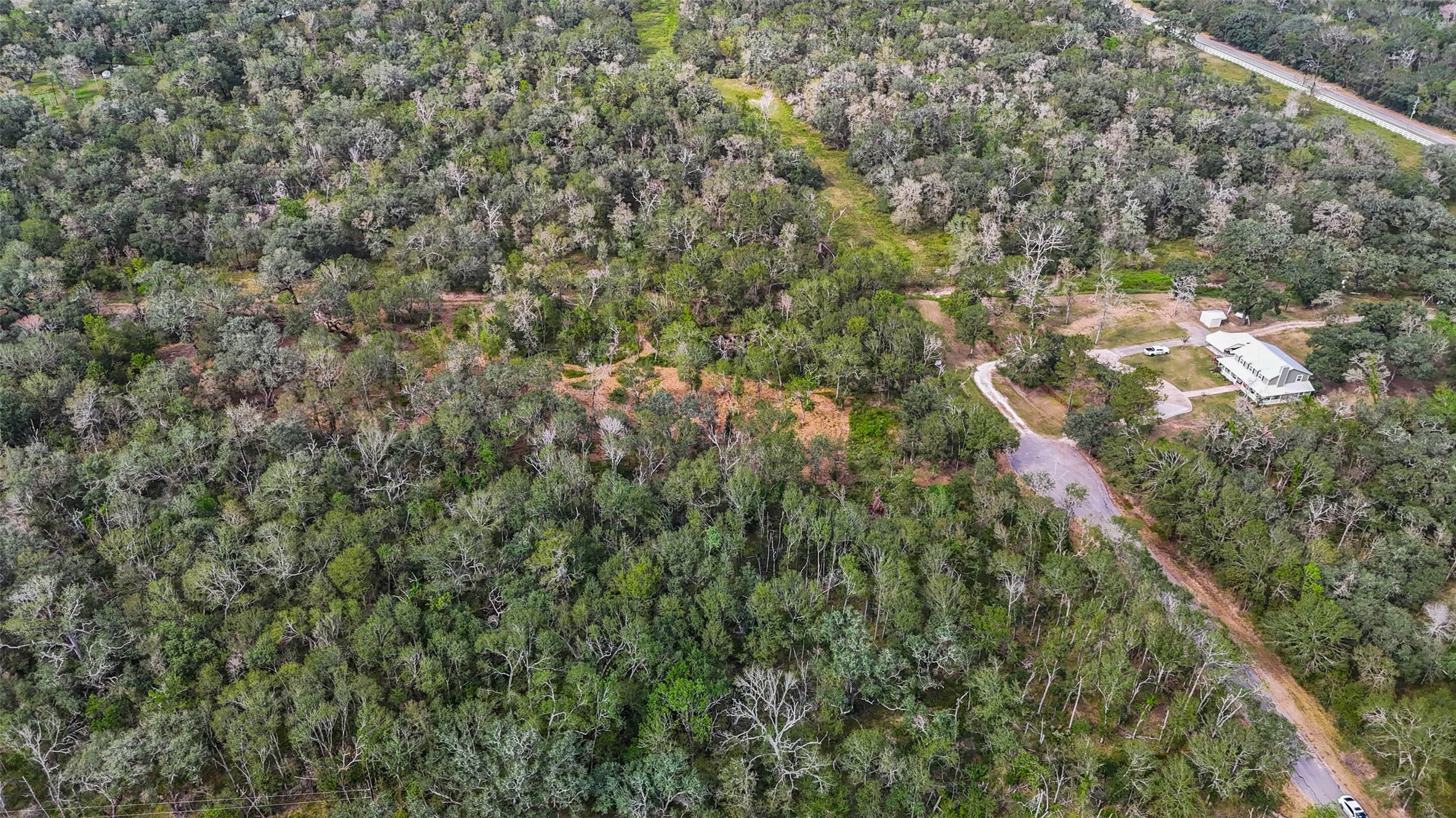 0 Live Oak Street Damon, TX 77430 - Photo 16 of 28 a view of a city with lush green forest