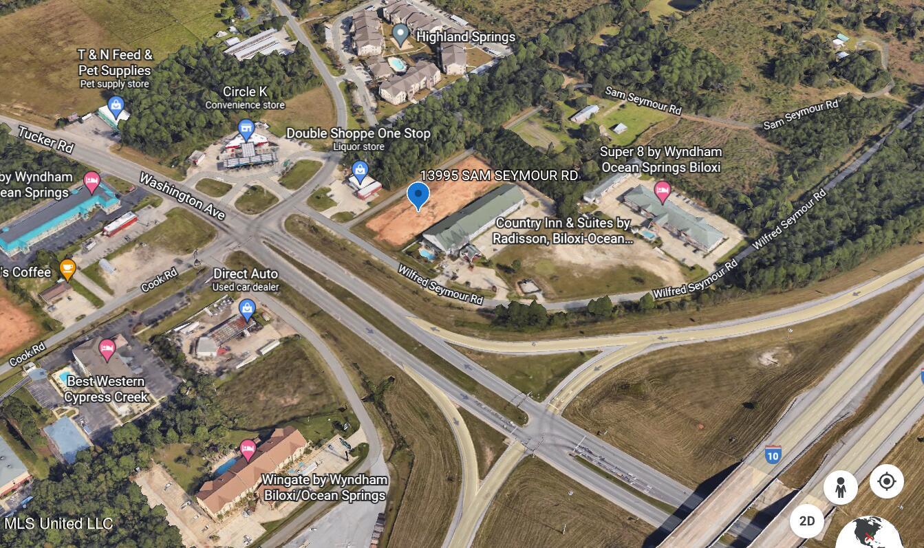 13995 Sam Seymour Road Ocean Springs, MS 39565 - Photo 10 of 24 GOOGLE EARTH AERIAL VIEW 2
