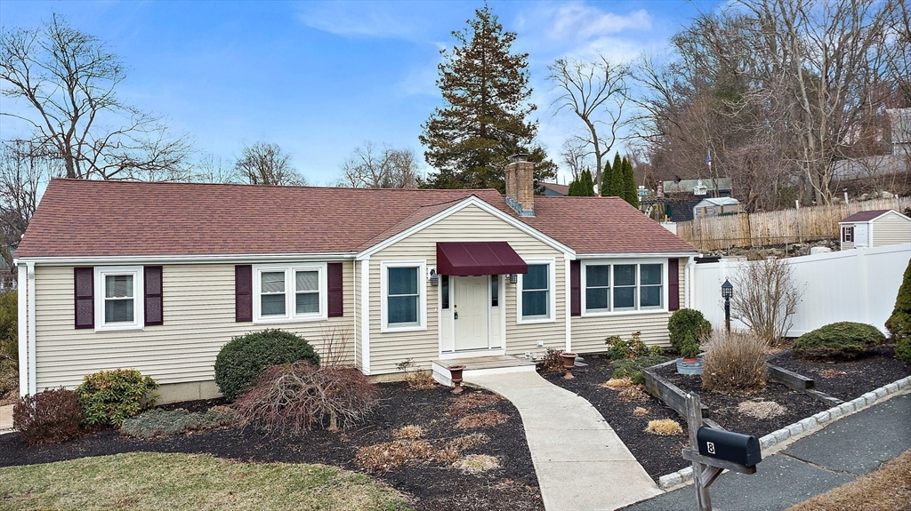 8 Grace Road Woburn, MA 01801 - Photo 3 of 37 a view of a house with a yard