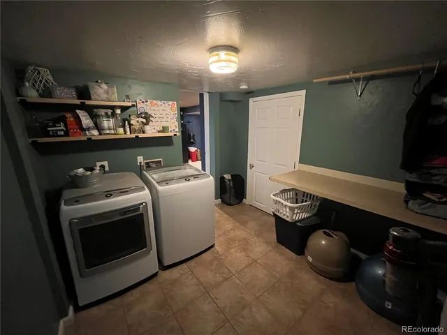 a room with storage and utility