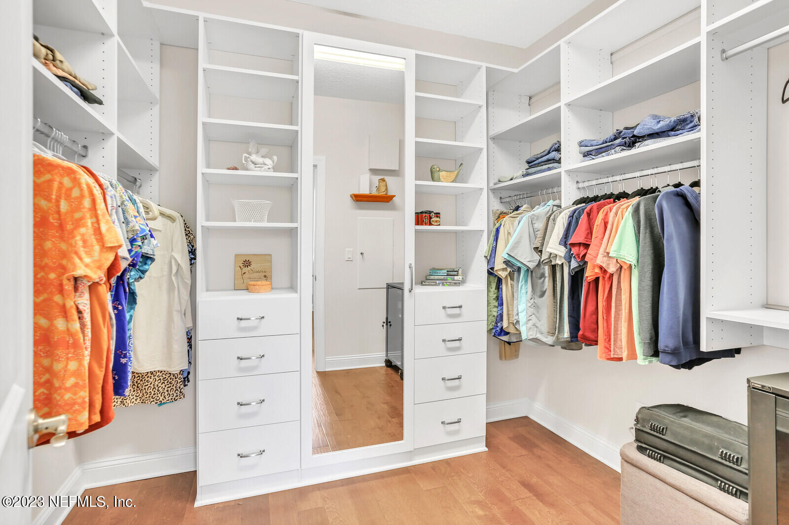 1521 Lee Road St. Johns, FL 32259 - Photo 16 of 38 walk in closet with clothes and shoes