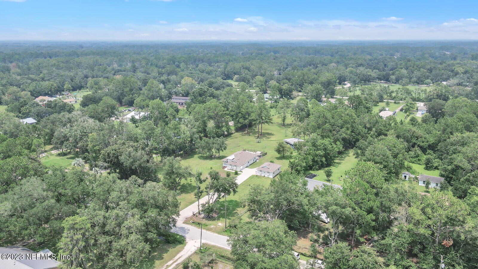 1521 Lee Road St. Johns, FL 32259 - Photo 35 of 38 an aerial view of residential houses with outdoor space and trees