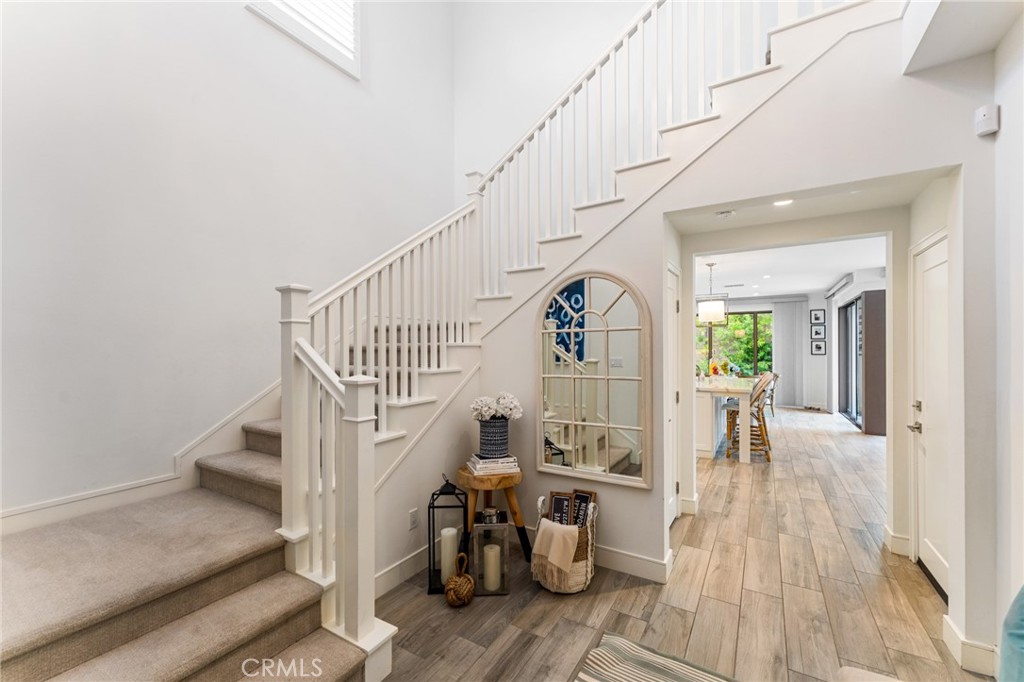 218 Oceano Irvine, CA 92602 - Photo 44 of 56 a view of entryway and hall with wooden floor